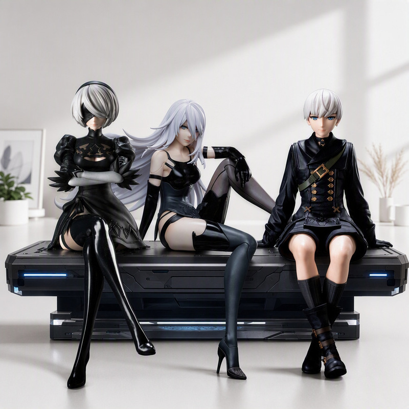 Nier: Automata Kimono Yorha 2Ba2 Sitting and Standing Figure Collectible Model Cross-Border Display Model Nier: Automata Kimono Yorha 2Ba2 Sitting and Standing Figure Collectible Model Cross-Border Display Model