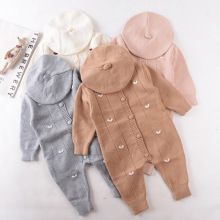 婴儿衣服2025秋装连体衣宝宝毛衣针织衫哈衣儿童爬服跨境童装批发