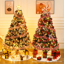 2024新款圣诞树套餐加密大型摆件圣诞节装饰品高级感仿真发光diy