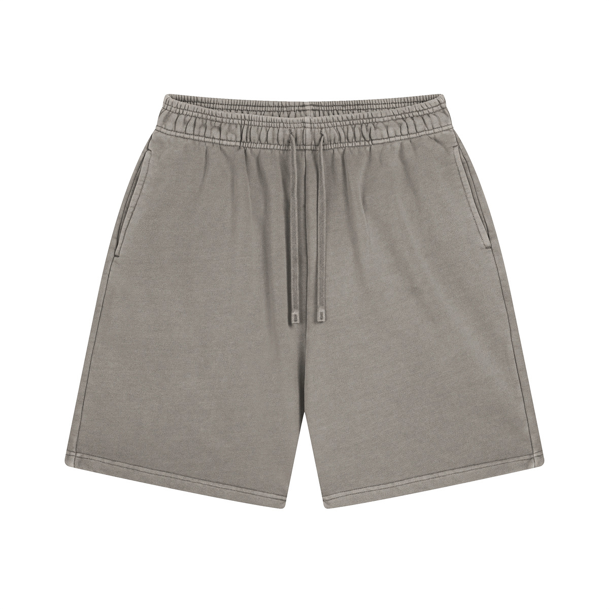 Conjunto de ropa de verano para hombre, de manga corta, fina, lavada y teñida, estilo urbano, desgastada, de marca, con pantalones cortos deshilachados, conjunto para pareja. image 11