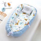 Hemei cotton removable and washable portable pressure-resistant crib bed bionic baby nest baby pillow travel crib
