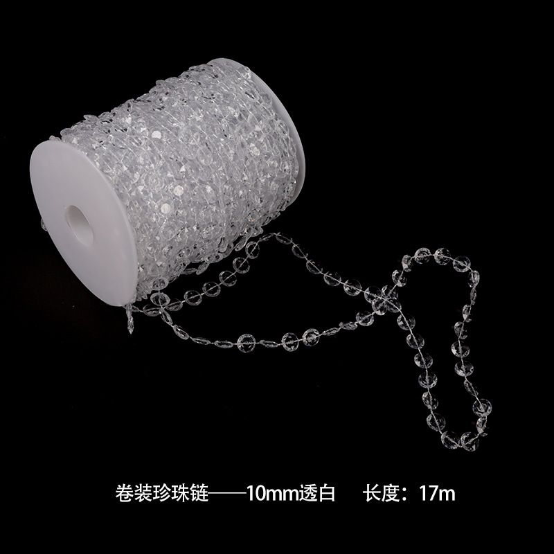 Tang de qixi ramo de perlas decorativas material DIY fijo decoraciones florales cadena de perlas