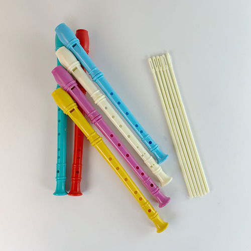 8-Hole Vertical Flute for Children, Practice 8-Hole C-Tuning, Beginner Teaching Material for Elementary Students, Early Education Music Instrument, Vertical Flute