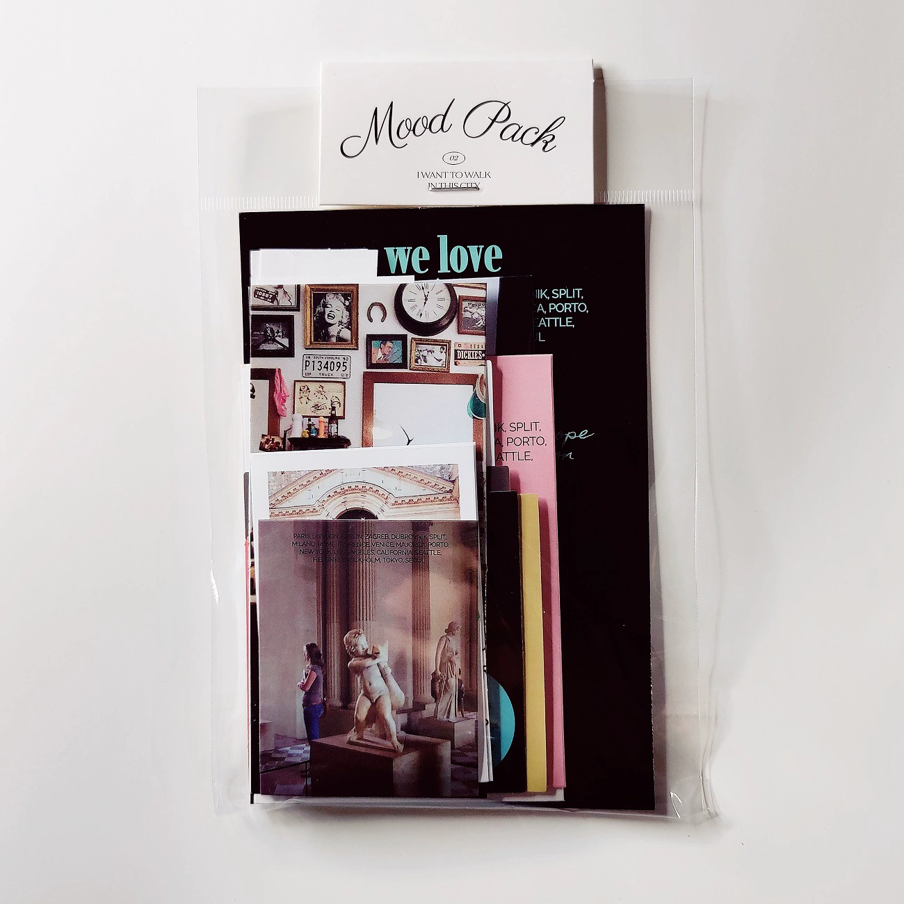 Корейский moodpack тот же справочник коллаж наклейка сумка оптом тема материал декоративный постер материал