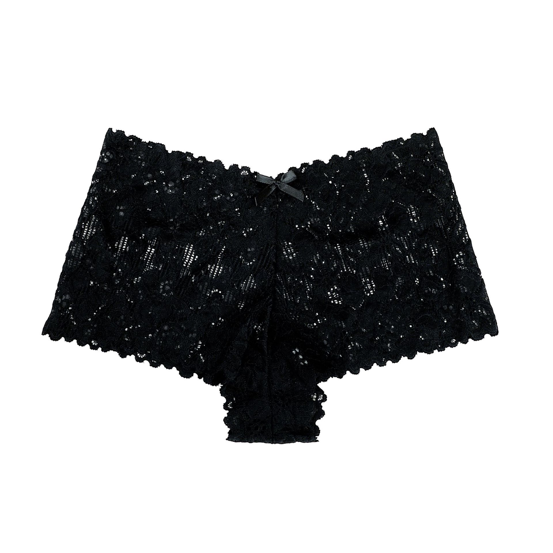 Calzoncillos boxer de encaje para mujer calzoncillos sexy jacquard hueco mujeres puro deseo ropa interior anti-caída bragas de fondo mujeres 6838