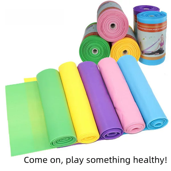 tpe Yoga Rally Sheet Stretch Belt Tally Sheet Resistance Belt Tally Rope Fitness Tally Belt