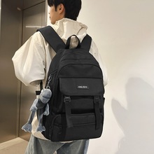 日系书包女初中生新款时尚大容量双肩包男高中大学生休闲旅行背包