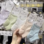 女士运动短筒男女棉袜