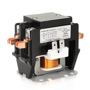 2 Pole Air Conditioner Contact 40 Amp 24 Vac Coil, Compressor Condenser Ac Contactor Suitable