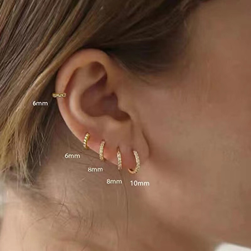 Amazon Copper Gold-Plated Earrings Set with Diamonds, Three-Piece Earring Set, Exquisite and Versatile, European and American Style Seaside Earrings for Women Amazon Copper Gold-Plated Earrings Set with Diamonds, Three-Piece Earring Set, Exquisite and Versatile, European and American Style Seaside Earrings for Women