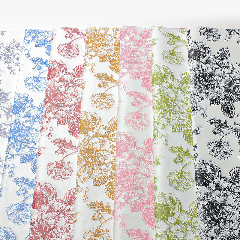 Huaxi tarde té negro retro papel de embalaje de Sydney flores flores ramo de flores artesanal papel de fusión a mano al por mayor