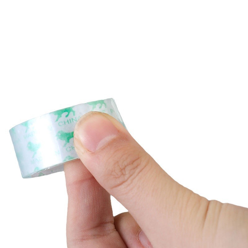 Papelería transparente ancho de cinta adhesiva 1.2 / 1.8cm cinta adhesiva de oficina sellado pequeña cinta adhesiva de papel sellado cinta adhesiva al por mayor image 6