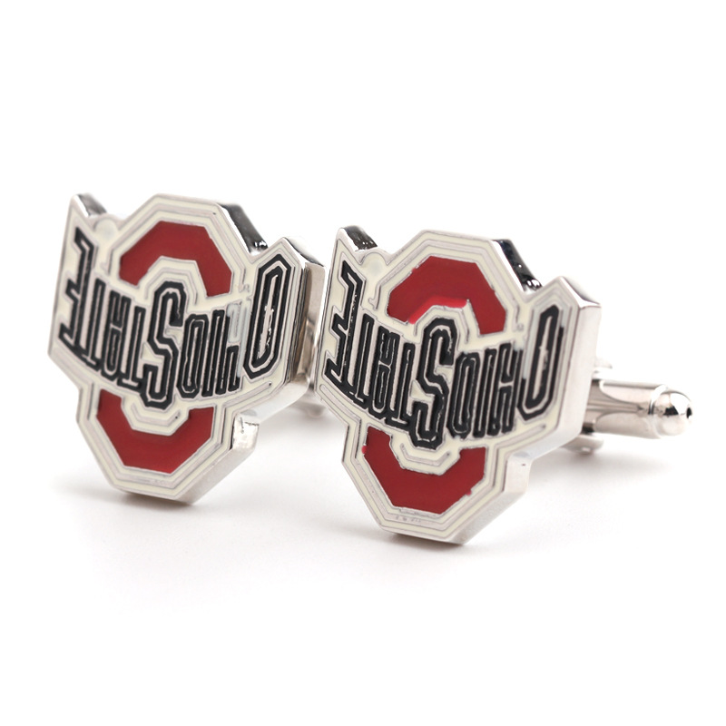 Paint color cufflinks French shirt men's high-end cuff cufflinks cufflinks_voghion.com