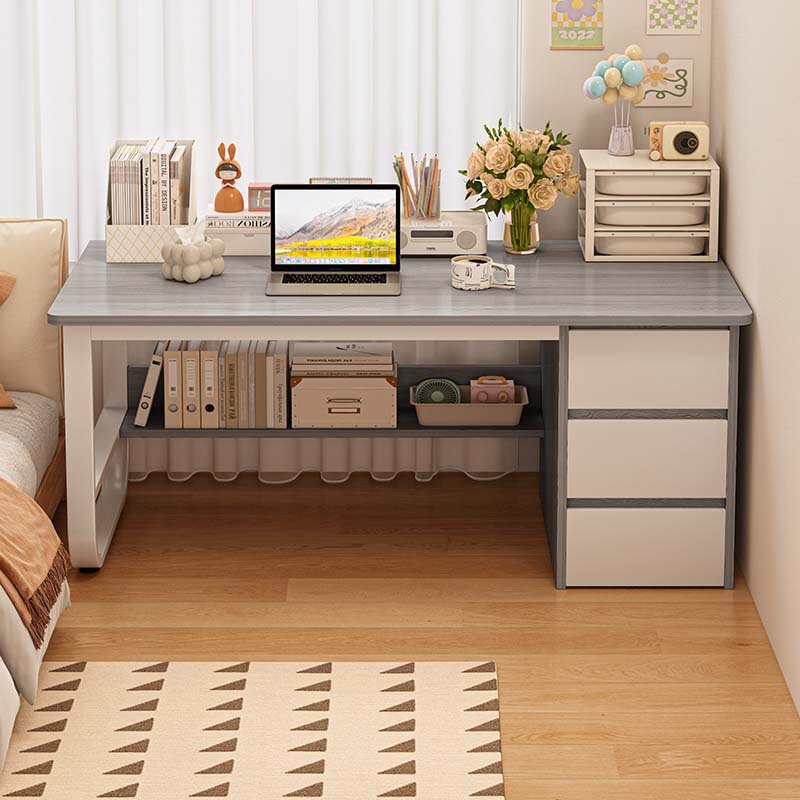 Desk for Students, Suitable for Small Apartments, Simple Bedroom Study Desk with Drawers, Desktop Office Computer Desk Desk for Students, Suitable for Small Apartments, Simple Bedroom Study Desk with Drawers, Desktop Office Computer Desk
