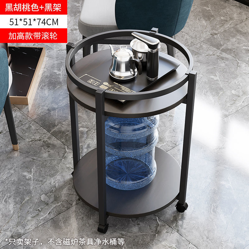 麻将机茶几双层棋牌室用烟缸茶水架麻将桌边几家用阳台小茶几桌子|undefined