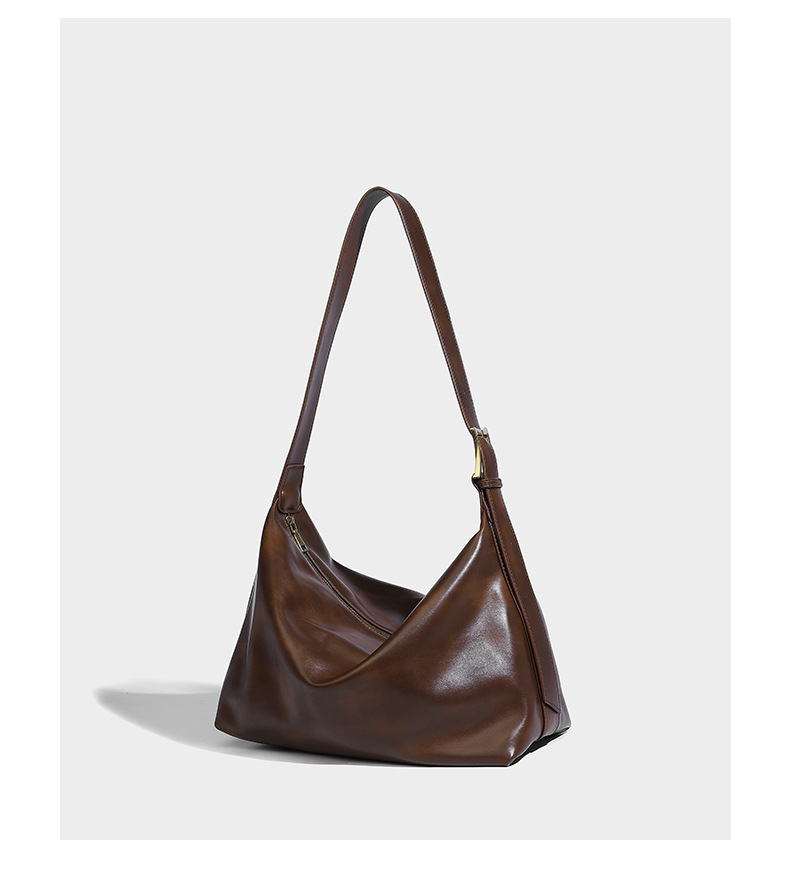 Elegant Large Capacity Soft Leather Hobo Shoulder Bag For Women_voghion.com
