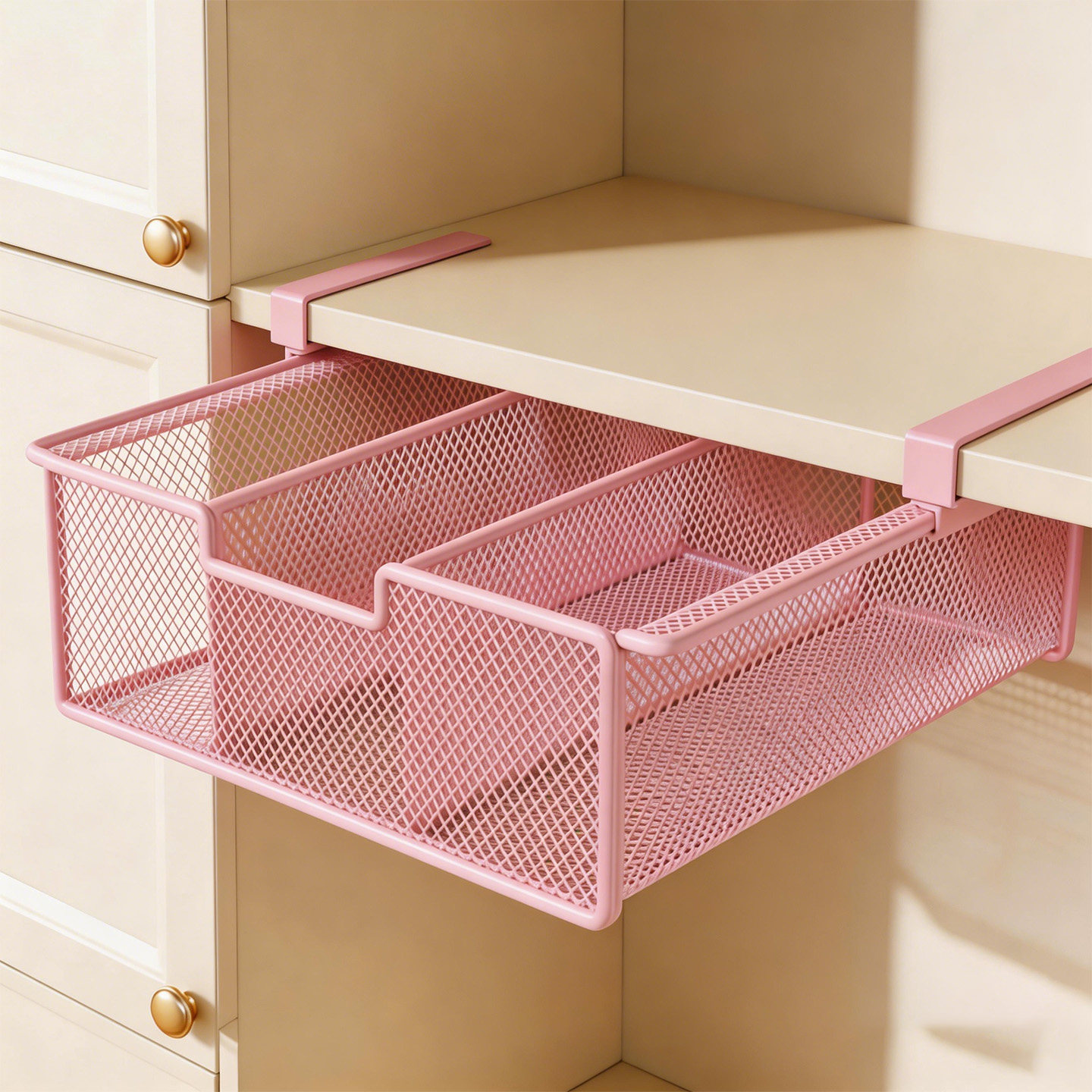 Wardrobe Layered Storage Boxes, Compartmentalized Shelves, Pull-Out Dividers, Under-Cabinet Hanging Drawers, Closet Hanging Underwear Baskets