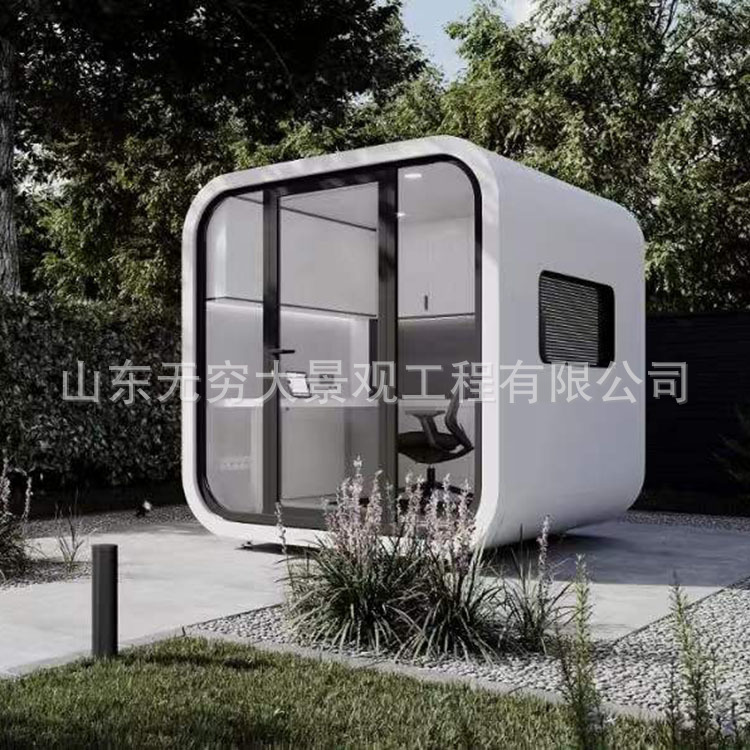Cabina de oficina integrada móvil toda la casa cápsula espacial de control inteligente B & B punto escénico campamento actividad habitación de hotel alojamiento