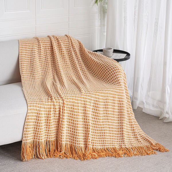 knitted modern and minimalistic duvet all-season