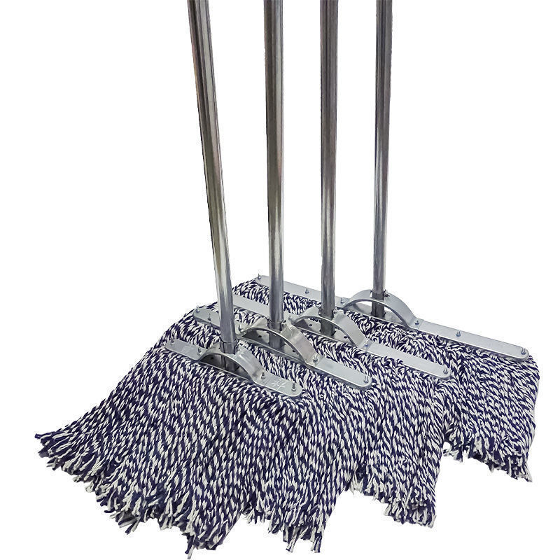 Rural Classroom Ordinary Absorbent Industrial Mop Office Squeeze Bucket Lightweight Household Mop Large Old-Fashioned Mop Small