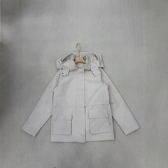 25秋季新款L@P毛呢拼接防水防风连帽重工休闲派克服风衣宽松外套