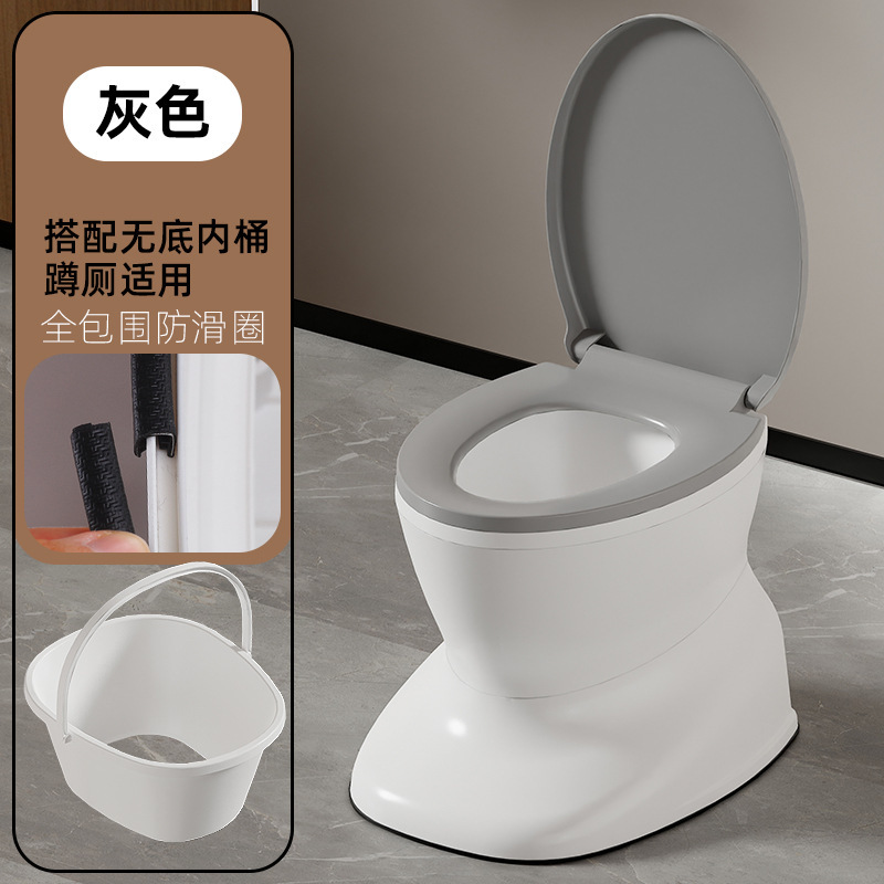 그레이 [핫셀러] 쪼그려 앉는 변기용 특별 - 내하중 200kg개, 무료 선물팩