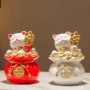 招财猫乔迁客厅桌面福袋