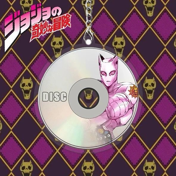 JOJO的奇妙冒险光碟亚克力钥匙扣动漫游戏周边书包拉链挂饰朋友|undefined