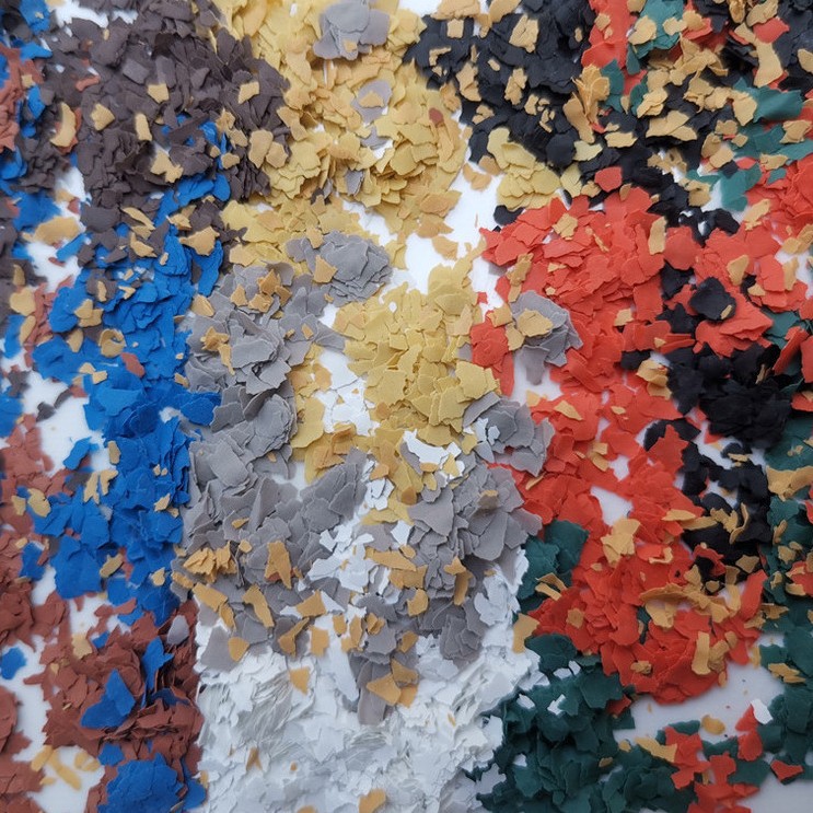 Descuento del fabricante pintura de imitación de piedra pintura de hoja de mica lámina de roca compuesta pintura epoxi para pisos pintura para uñas pintura de piedra real lámina de roca de color