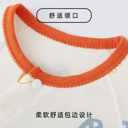 Baby onesie autumn and winter pure cotton newborn clothes infant base innerwear baby crawling suit sleepwear autumn outfit