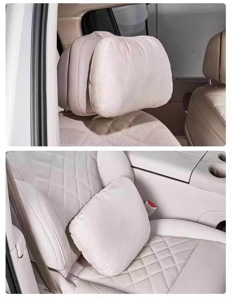 Suitable for Zhiji Ls6/Ls8/Ls9 Headrest, Lumbar Support, Seat Pillow, Neck Pillow, Lumbar Cushion, Comfortable Car Accessories