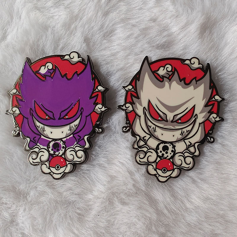 Pokémon Brooch, Pet Elf, Alien World Monster Elf, Metal Backpack Enamel Pin Decorative Badge