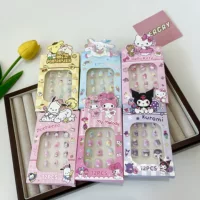 Новая наклейка для ногтей для детей Sanrio Culomi забавная наклейка для ногтей Съемная ногти для девочек
