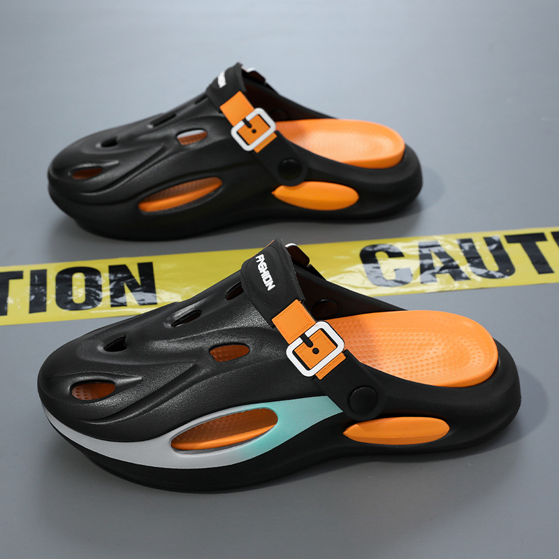 EVA primavera y verano hogar casual perezoso transpirable multicolor zapatos planos cómodos de playa sandalias de hombre