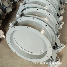 DN600圆形碳钢百叶手柄式通风蝶阀 烟风管道道手动调节高温圆风门