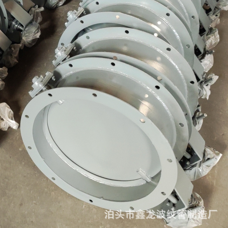 DN600圆形碳钢百叶手柄式通风蝶阀 烟风管道道手动调节高温圆风门
