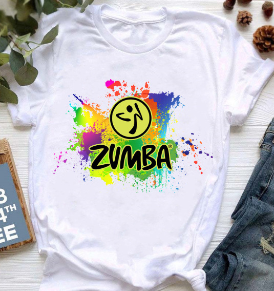 2022外国貿易zumbaプリント半袖tシャツ女装上着