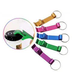 Portable Creative Keychain Ring Beer Bottle Can Opener Aluminum Alloy Bottle Opener