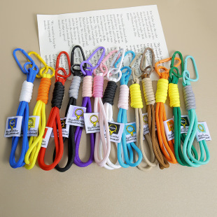 Outdoor Keychain Backpack Rope Nylon Braided Rope Men's Climbing Rope Couple Hand Rope Bag Popular Lanyard Car