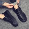 Advanced footwear for leather shoes for leisure English style, trend of season, high-end