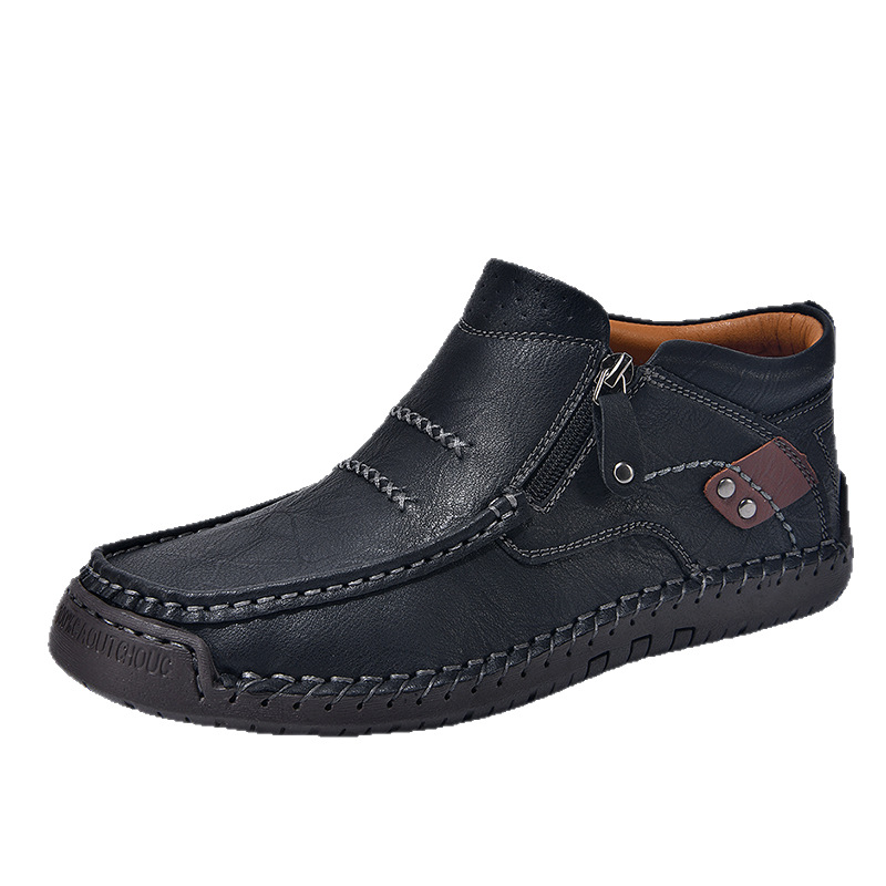 Herr chukka boots i läder handsydda fritidsskor för outdoor_voghion.com
