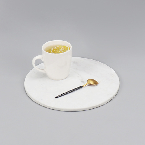 Marble bathroom sink round tray ins light luxury cosmetics jewelry bathroom storage display ornaments