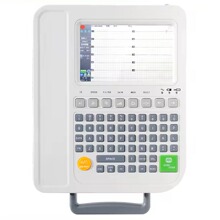 外贸心电图机ECG machine数字式十二道心电图 大屏全键盘心电图机