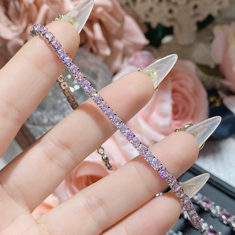 18g Weight Copper Pendant Material Zircon Inlay Material Bracelets Classification Copper Chain Material 1 Piece Quantity Holiday, Daily Occasion Copper Material Heart Shape, Flower, Bow Knot Pattern Women's Gender Inlay Design Cute, Simple Style Style Copper Inlay Heart Shape Flower Bow Knot Zircon Bracelets 4