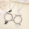 Dinosaur for beloved, bracelet, necklace, set, accessory hip-hop style, 2 pieces, wholesale