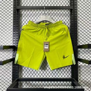 Thin Trendy New Sports Breathable Ice Silk Summer Casual Loose Fitness Training Patchwork Shorts Quick-Drying Trendy