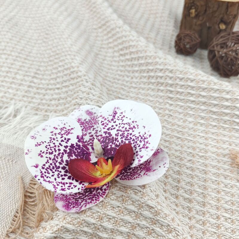 胡蝶蘭の花の頭のかんざしの花のカチューシャの髪飾りの服の靴の装飾の材料の部品のシミュレーションの花の頭の花|undefined