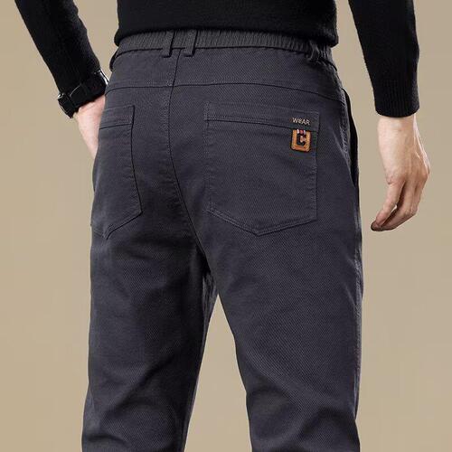 Men's Loose Straight Leg Workwear Sport Pants Spring and Summer 2025 Business Style Slim Fit Solid Color Casual Long Pants