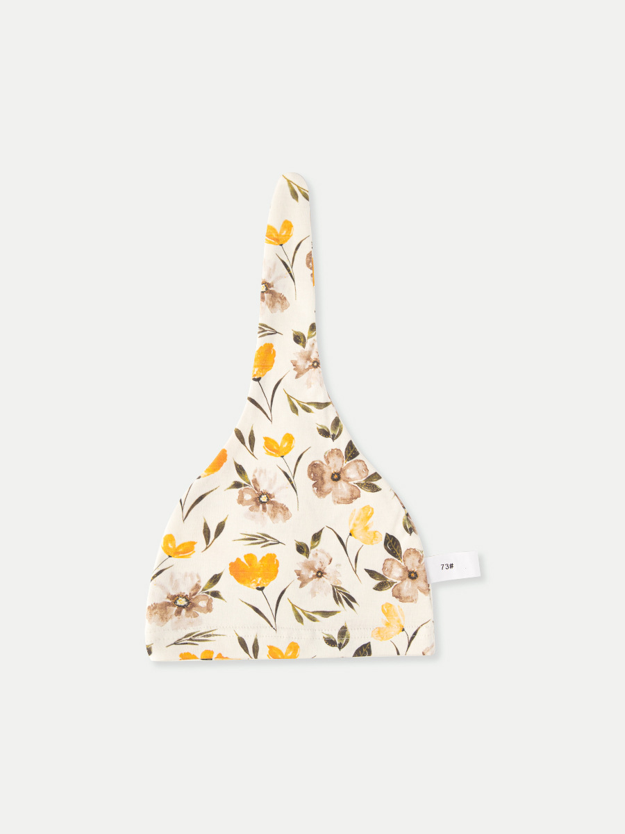 Tapa de neumático de bebé europeo y americano sombrero recién nacido tapa de puerta de cuidado de bebé floral 2023 nueva celebridad en línea al por mayor