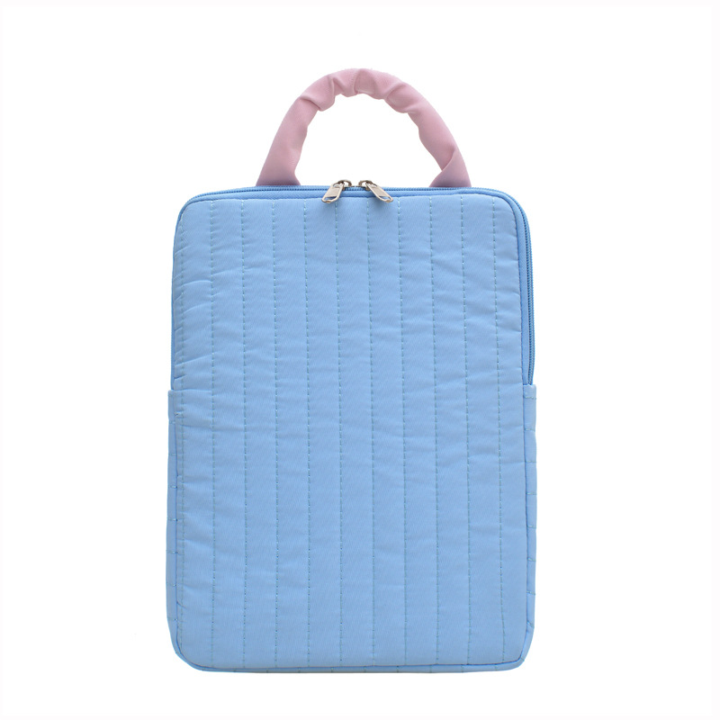 Coreano pequeño bolso de revestimiento portátil de color fresco 11 pulgadas bolso iPad 14 pulgadas bolso de computadora portátil antichoque